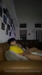 Pov walking in on your straight roommate jacking off