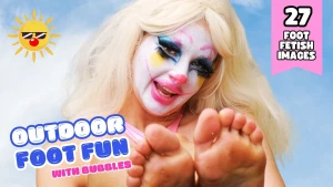 Outdoor foot fun photoset if you re a toevert a fan of feet or a leg