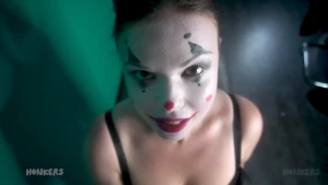Pov blowjob - clowngirl sucks the ringmaster clown nina wants to join