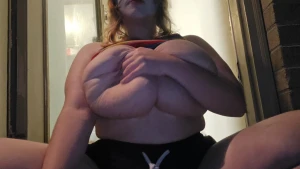 Big titty kitty clown smoke break amp tit tease while the chaos of the part 1