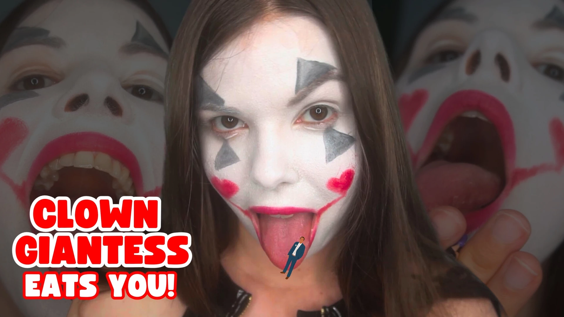New vid - giantess clown swallows you this one goes out to all the 