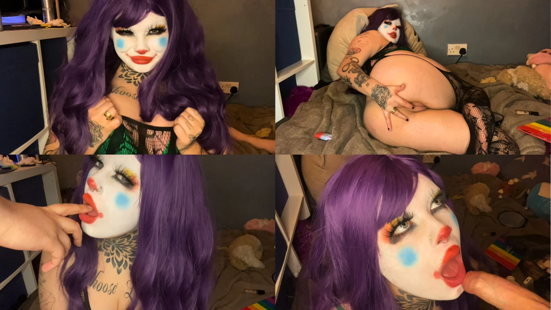 New video - clown girlfriend sucks your cock until you cum cutie the 