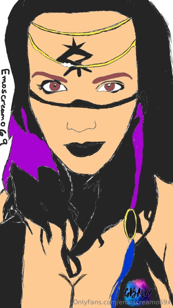 A lovely drawing my dear friend gbm79 created for me 