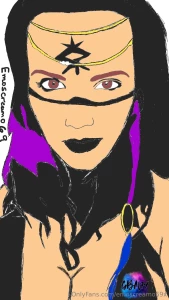 A lovely drawing my dear friend gbm79 created for me