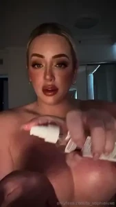 7 minutes of me oiled up playing with my huge fake boobs my fat juicy