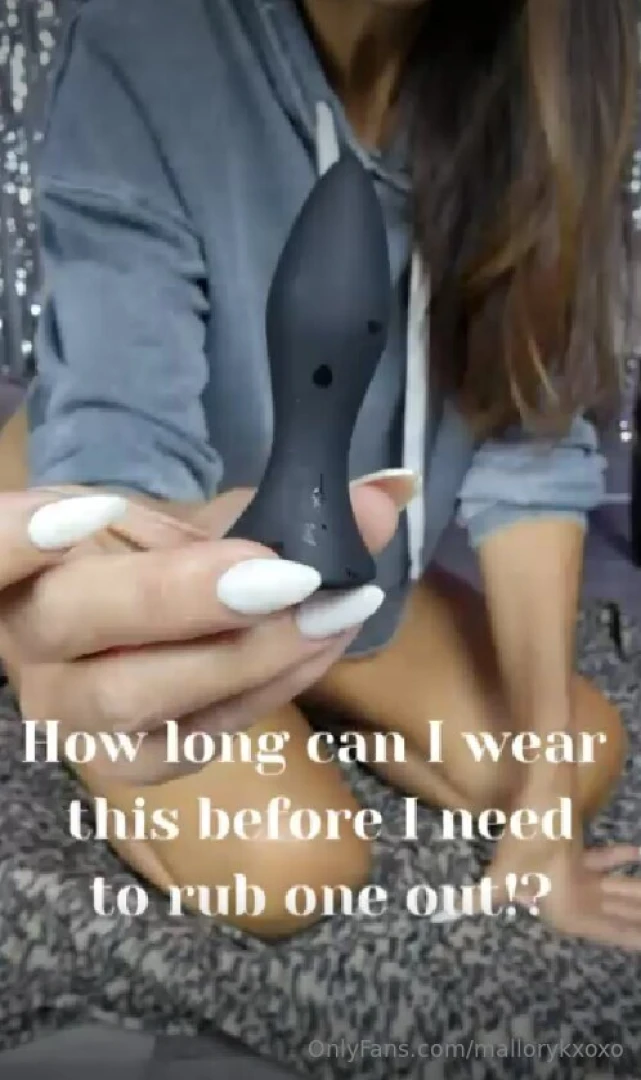 How long can i last before needing to rub one out this anal plug made 