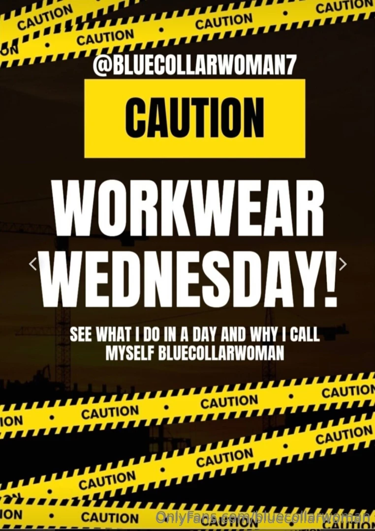 Workwear wednesday swipe to see why i call myself bluecollarwoman x 