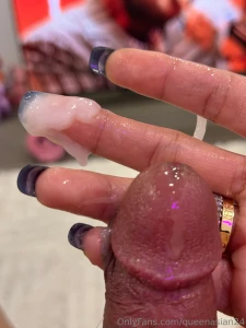 Look how thick my cum is message me for the video