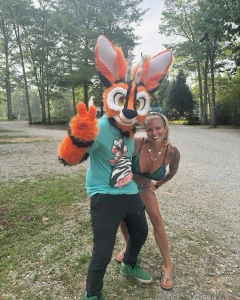 Met this cute guy this weekend he is a furry and i had to have a