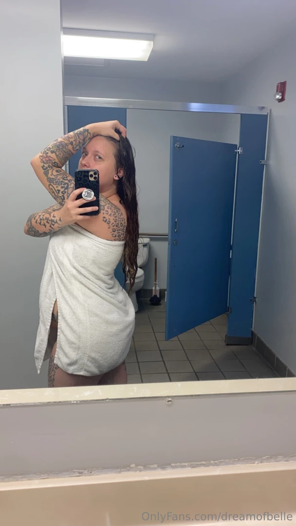 Just a quick shower after the gym 