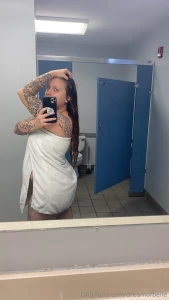 Just a quick shower after the gym