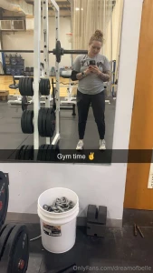 Gym time baby gotta work on these glutes for you