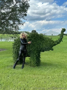 Cat woman at comic-con