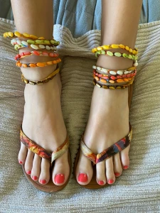 I love wearing cum covered sandals out all day does it turn you on