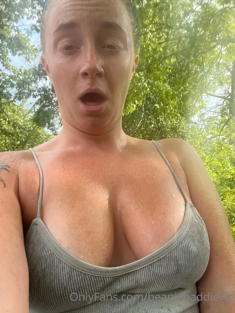 Nothing like a rain shower to make my nipples pop part 1 