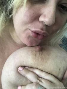 What looks more delicious my wet tongue or my pink nipple part 4