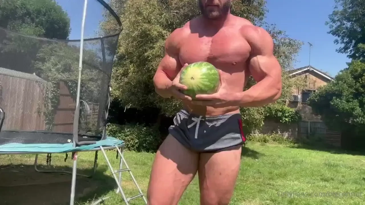 A lovely day to crush a watermelon i wonder what my thighs would do to 