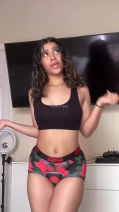 Booty feelin frisky today ngl