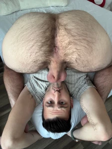 Imagine you licking my ass and this is your view
