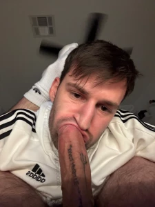 Sucking on my lollipop