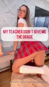 I had to do some extra homework to get the grade wanna see me fucking