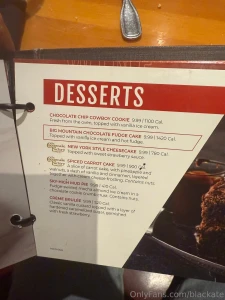 This kind of dessert or me