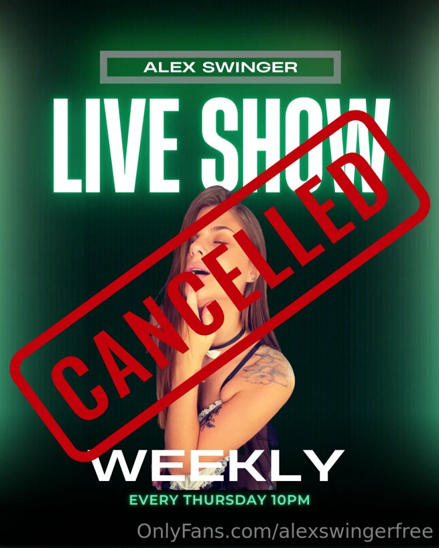 Todays vip live show have been cancelled i am very sad to announce 
