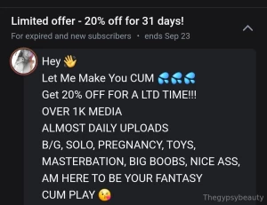 New promo for my vip thegypsybeauty2 onlyfans com thegypsybeauty2