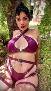 This outfit may look fierce but there s a soft side waiting just for