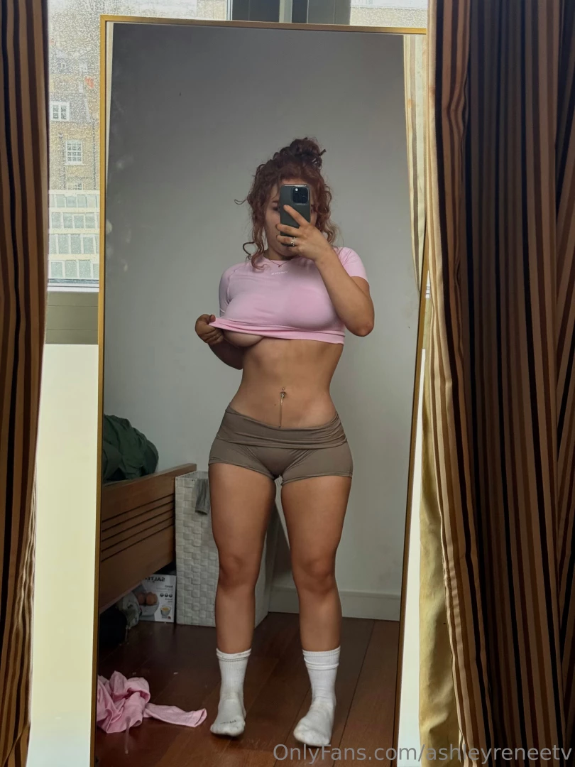 Just a regular girl trying on clothes 
