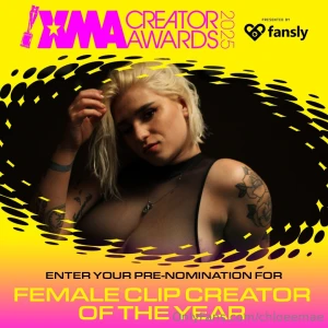 Hey guys so pre nominations for this years xma creator awards are part 1