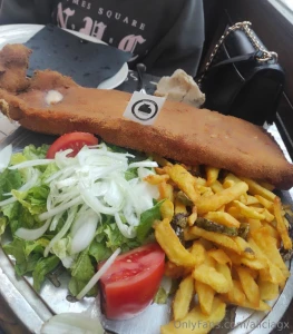 He said eat all my meat and i guess i took it too literally hahaha