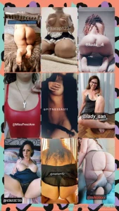 Do you love variety subscribe to these sexy ass babes pages for the part 1