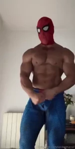 Unzip the suit and surprise