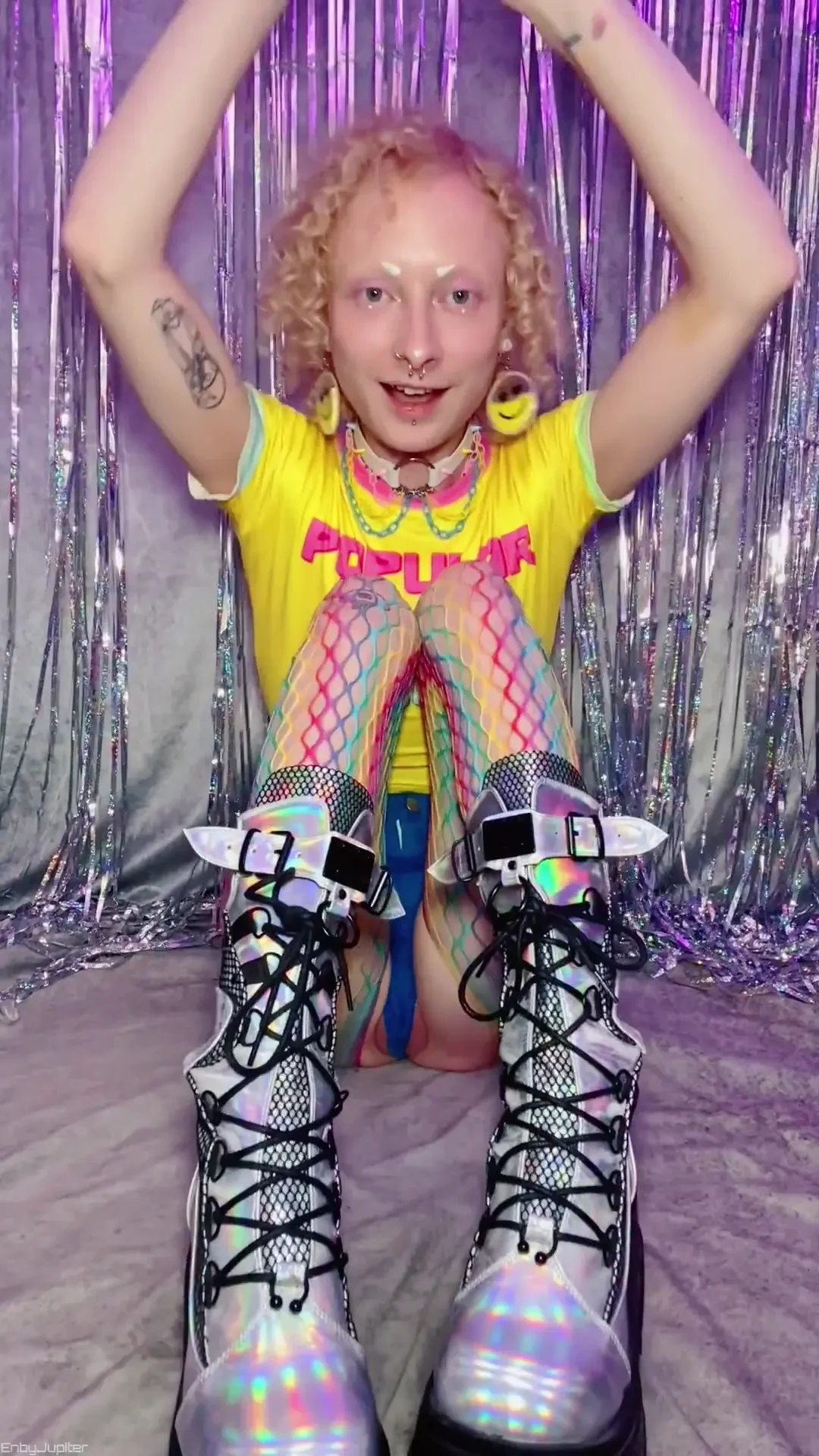 What big shiny boots i have all the better to squish you with 