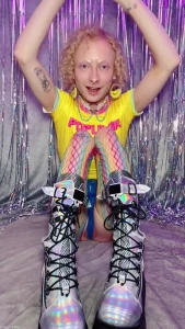 What big shiny boots i have all the better to squish you with