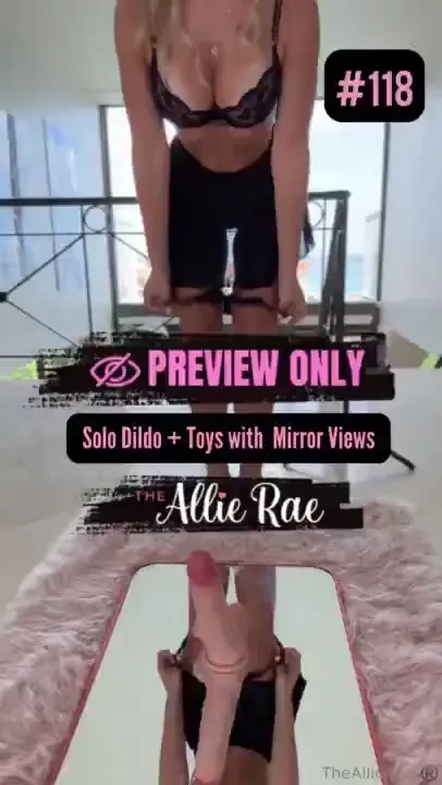 118 theallierae solo dildo toys with mirror view watch me play with my 