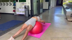 Try these swiss ball stretches before after your workouts you re tight