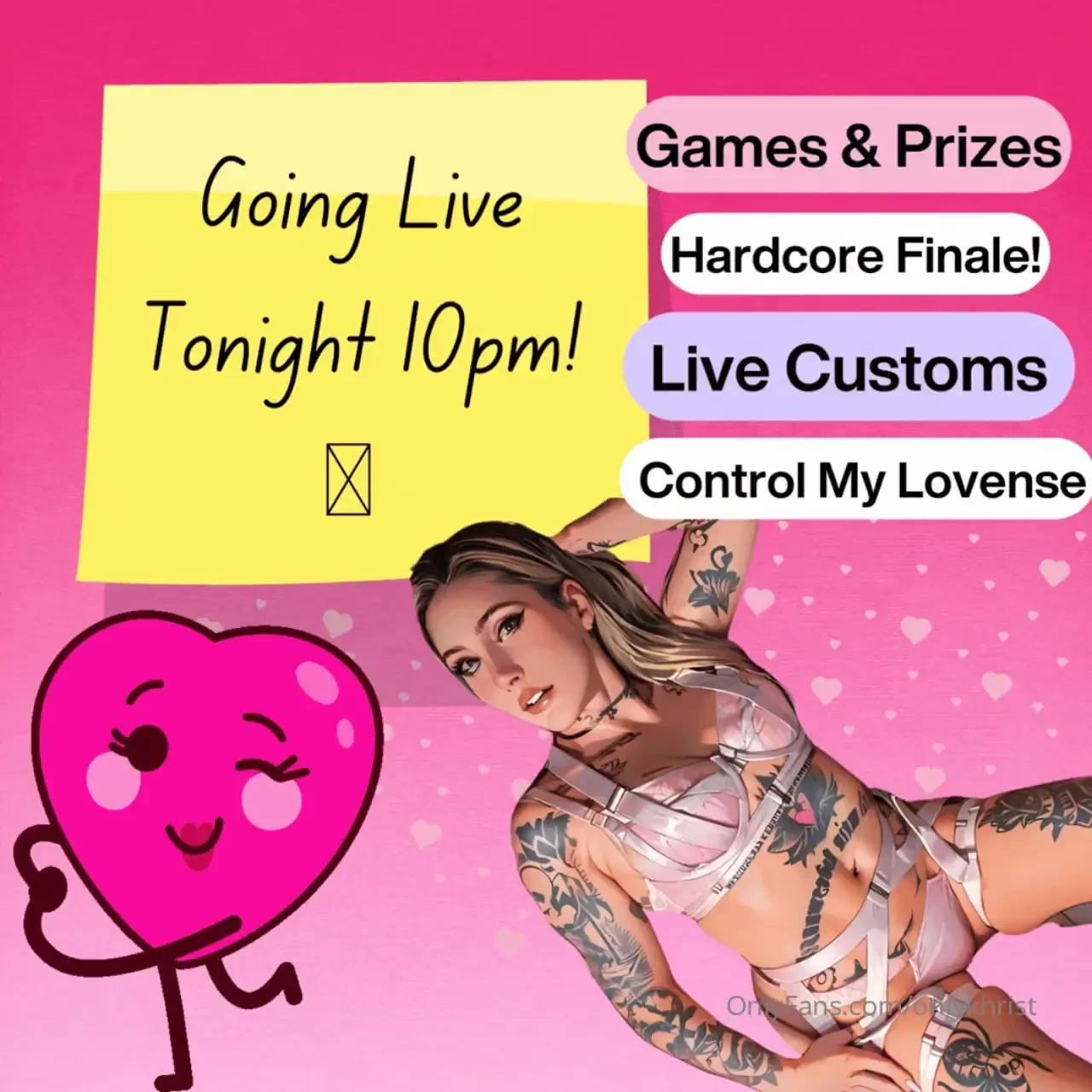 Going live at 10 11pm est load ya wallets - loads of new prizes and 