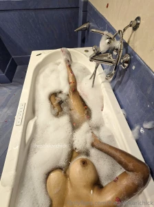 The bath tub soapy bubbly water and me 11 21