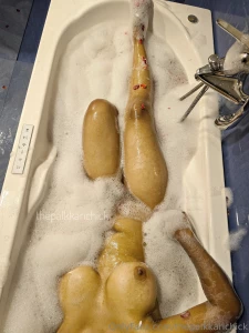 The bath tub soapy bubbly water and me 9 21