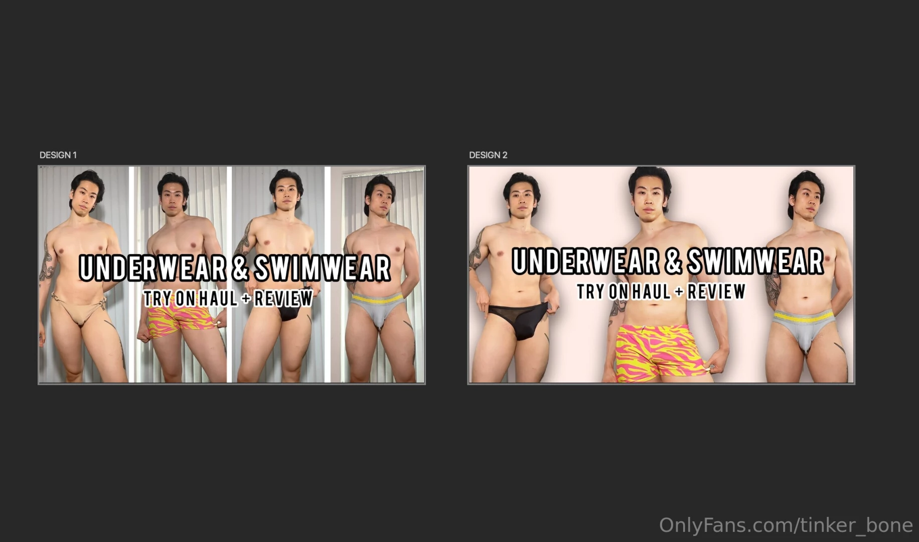 About to post a try on video on youtube which thumbnail do you find 