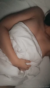 In bed thinking of what you want me to do to you