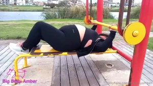 1-2 fat gym in the park hello amber here at the request of all of you part 1