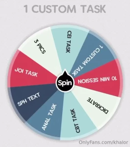 Spin the wheel spin the wheel of tasks by tipping this campaign