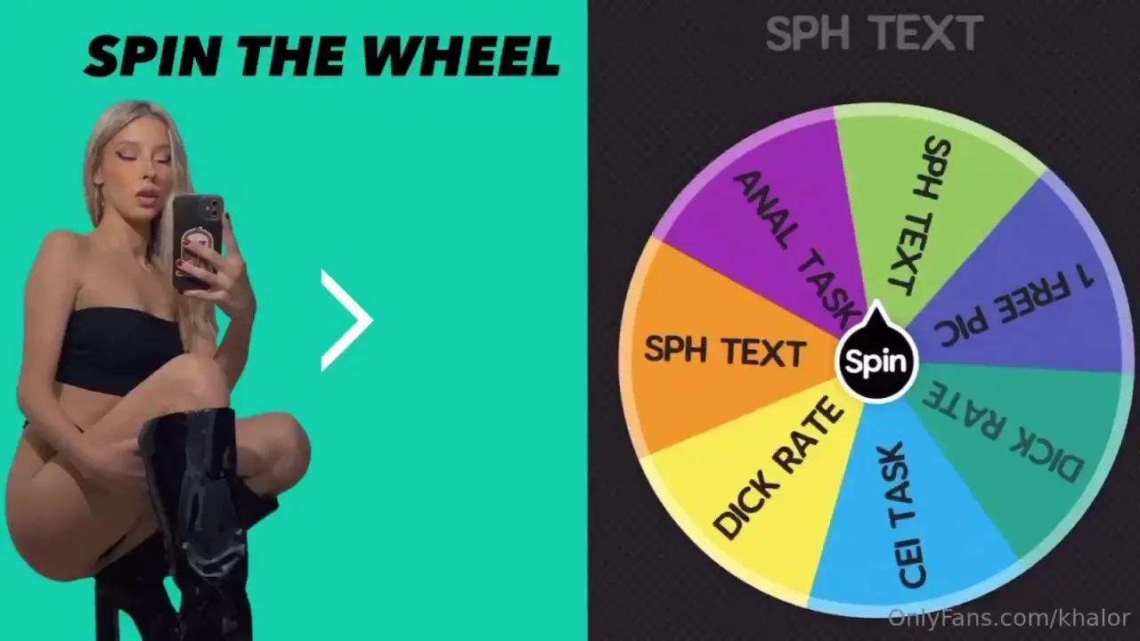 Time to play spin the wheel of tasks 1 tipping this campaign 2 spin 