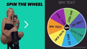Time to play spin the wheel of tasks 1 tipping this campaign 2 spin
