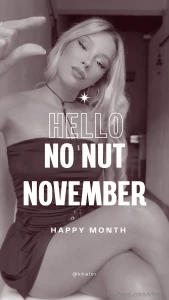 Happy no nut november nnn is here how many of you are going to put