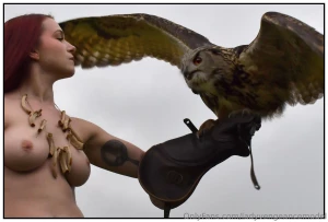 Shooting with an eagle-owl last saturday pictures by steven matthijs part 1