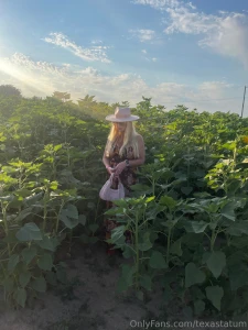 Photo dump of me in a sunflower patch which photo is your favorite let